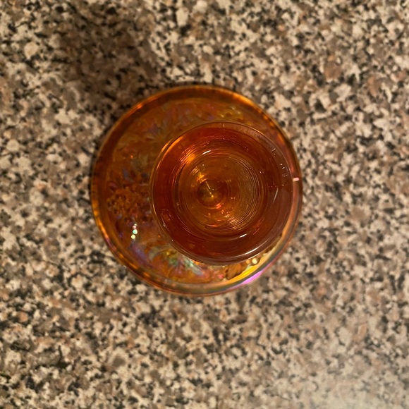 Carnival Glass Candle Holder - Picture 4 of 4